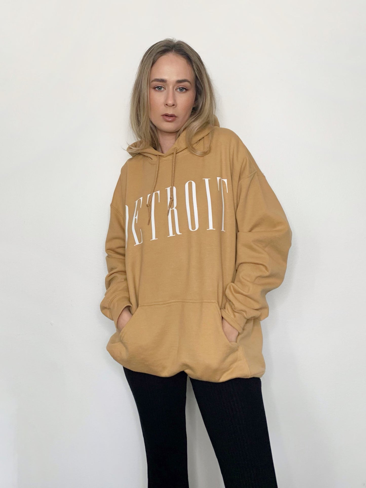 Detroit Hoodie - Camel