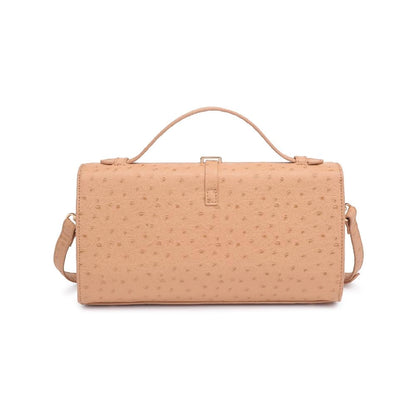 Juliet Ostrich Bag - Natural