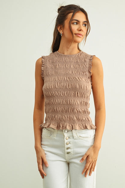 Winnie Smocked Top