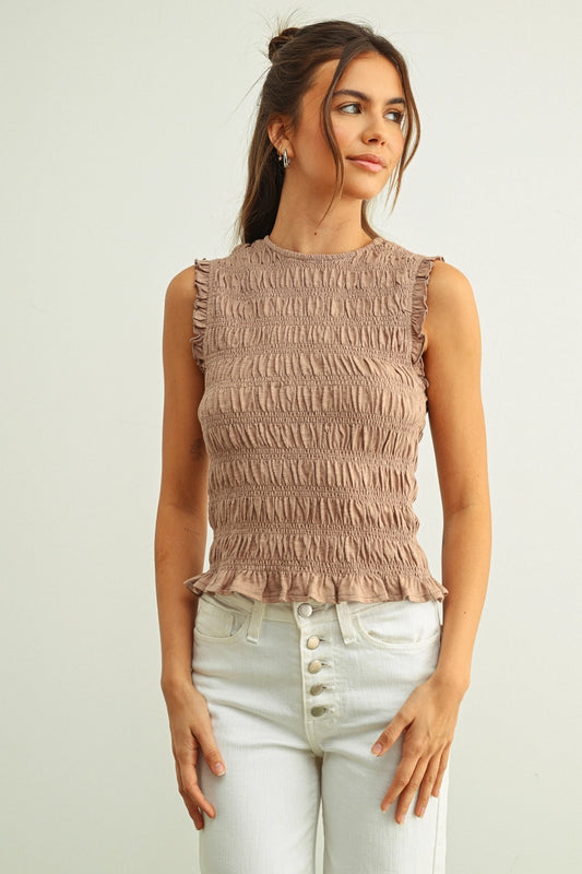 Winnie Smocked Top