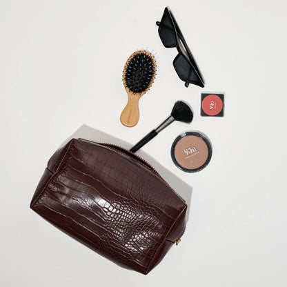 Croc Chic Cosmetic & Travel Organizer Pouch