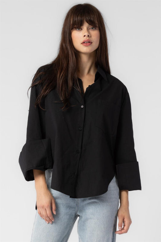 Rowan Button Down Shirt - Black