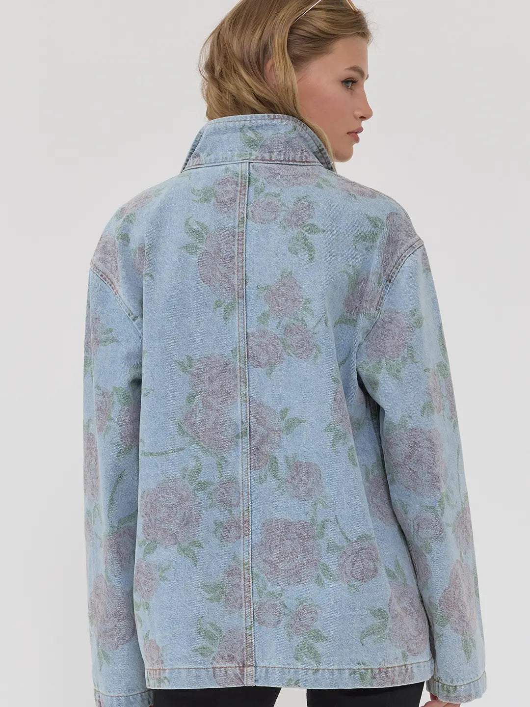 Eryna Floral Denim Jacket