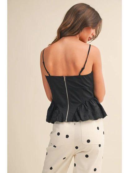Nina Peplum Top