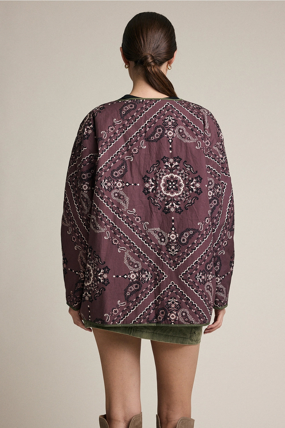 Reversible Quilted Bandana Jacket