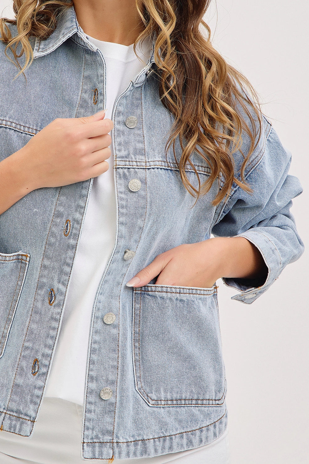 Patch Pocket Denim Jacket