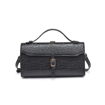 Juliet Ostrich Bag - Black