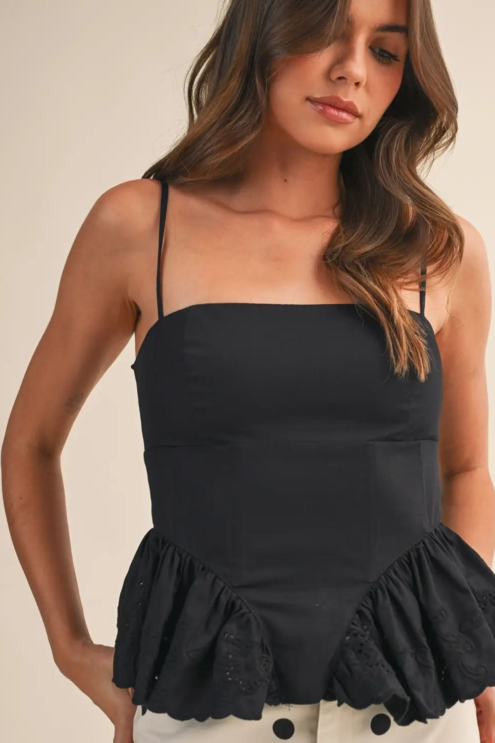 Nina Peplum Top