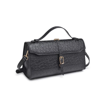 Juliet Ostrich Bag - Black