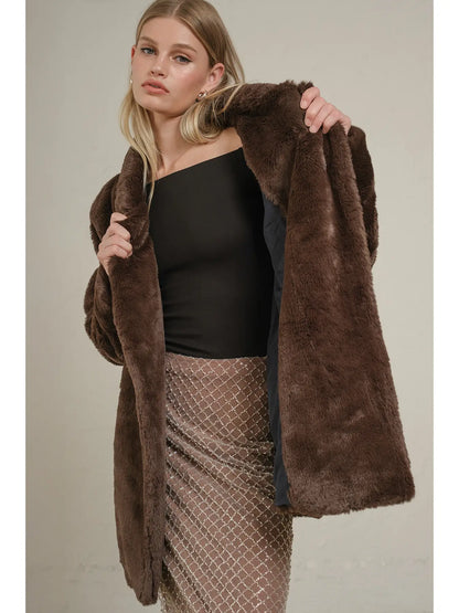 Krissy Faux Fur Coat