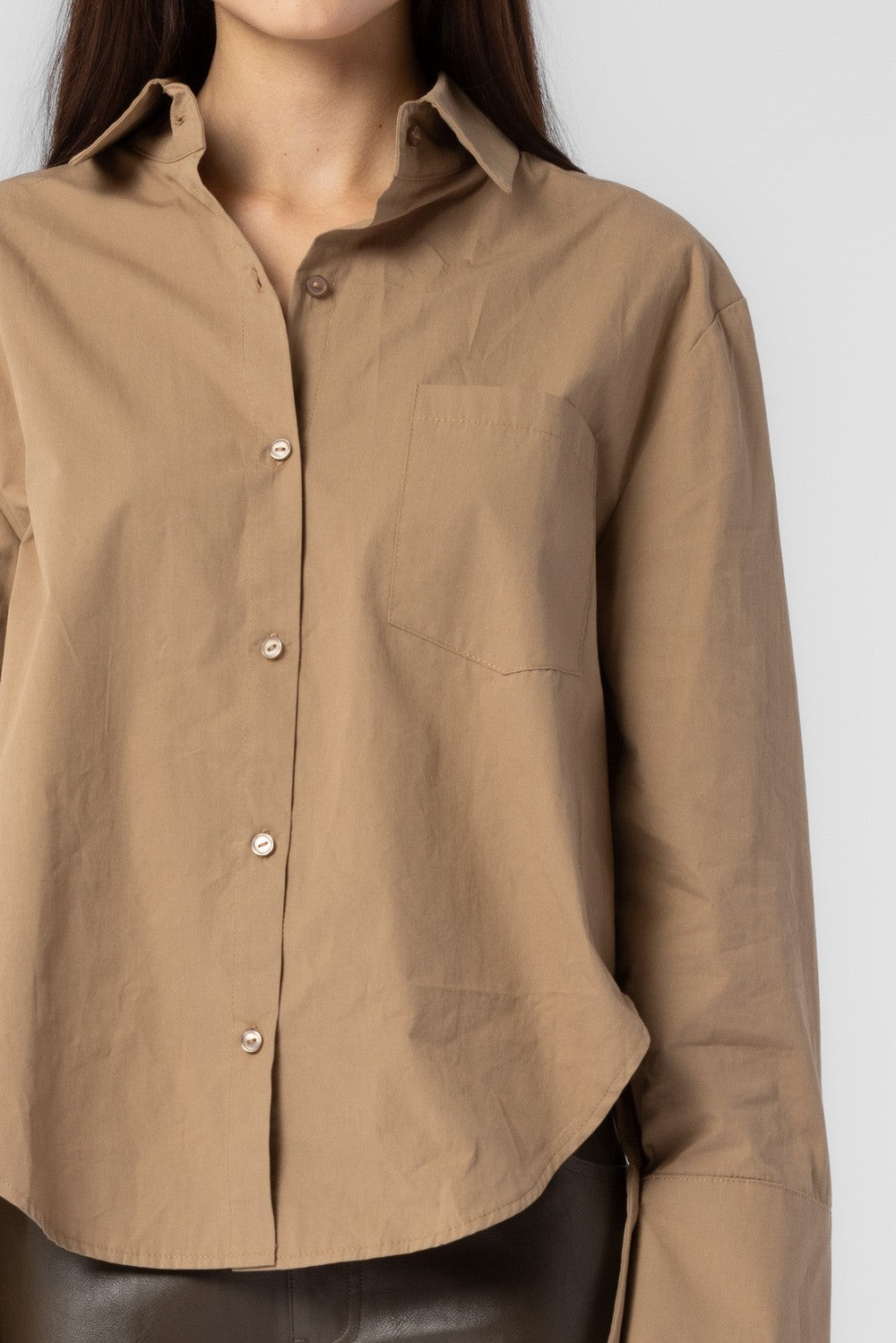 Rowan Button Down Shirt - Brown