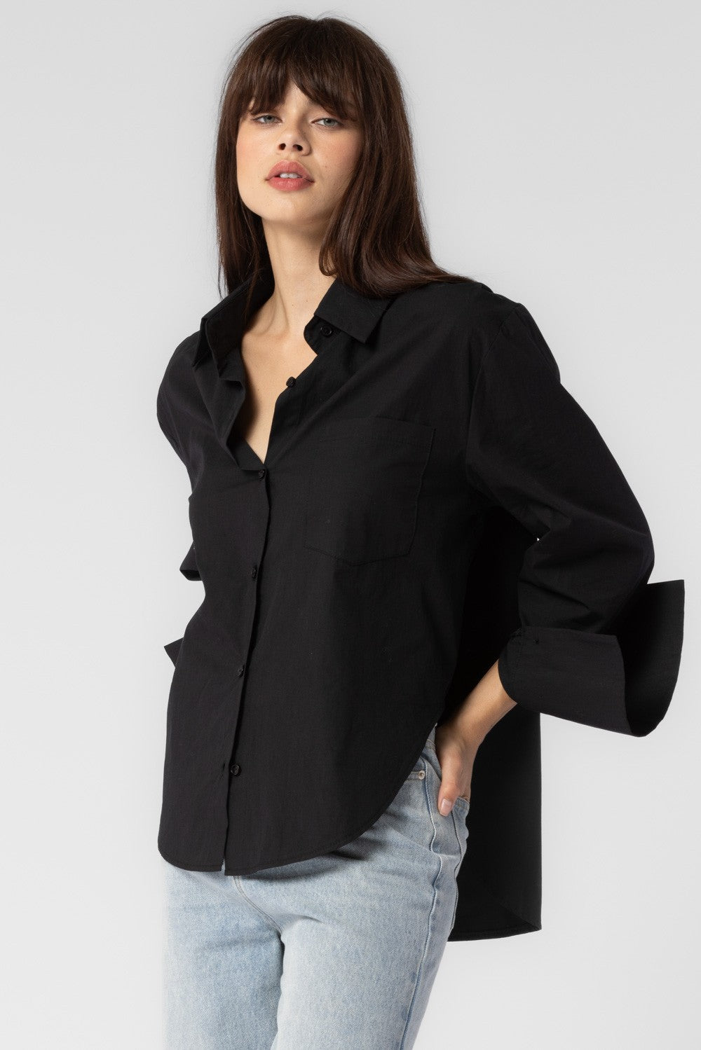 Rowan Button Down Shirt - Black