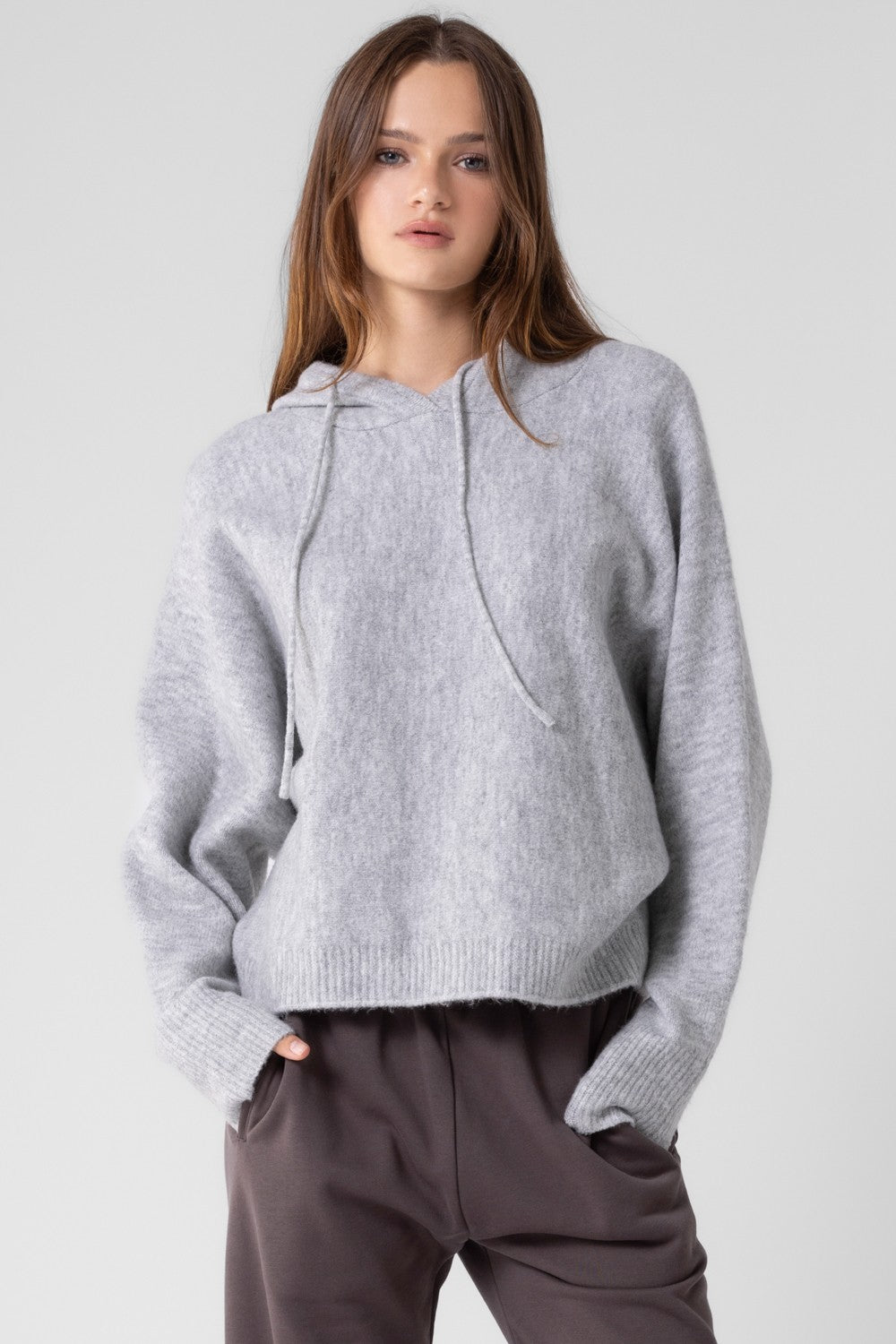 Westwood Knit Hoodie - Grey