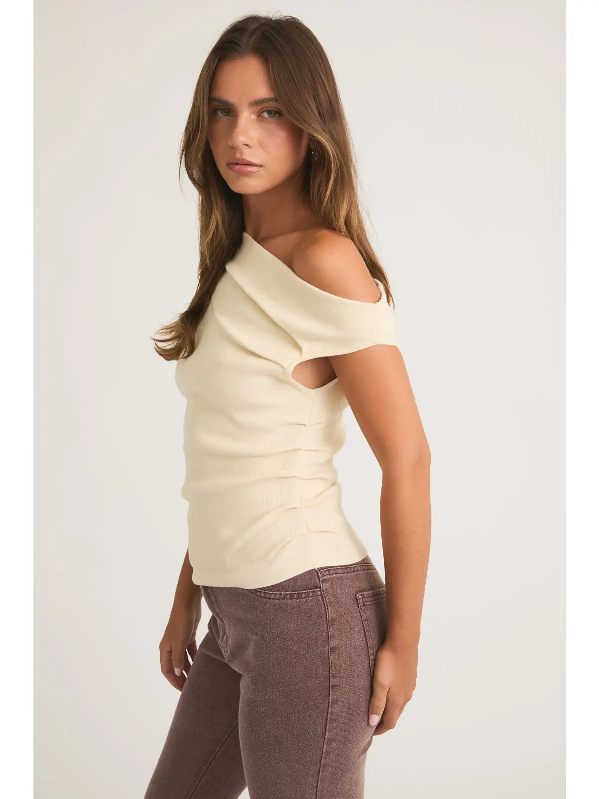 Zara Sweater Top - Ivory