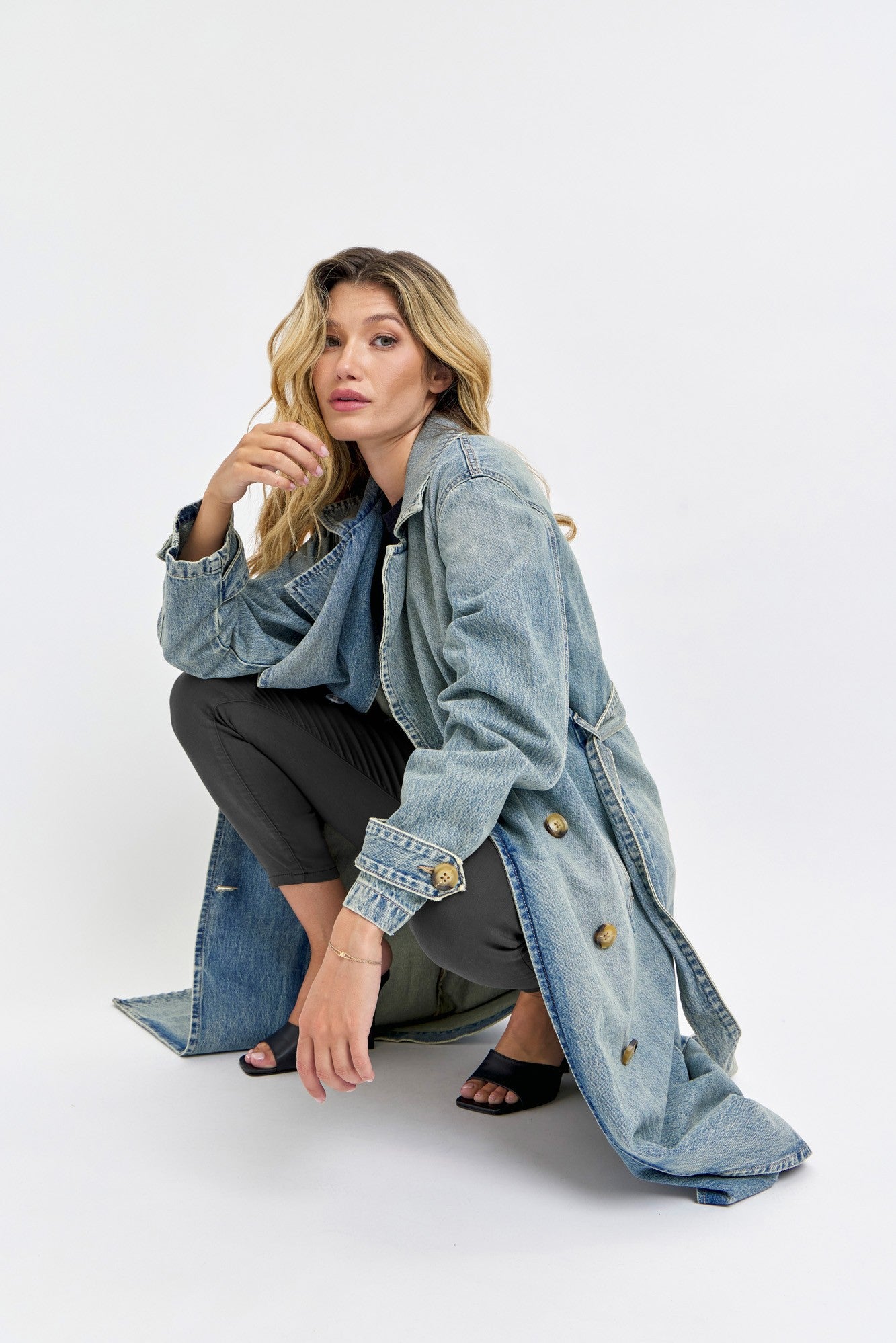 Harley Denim Trench