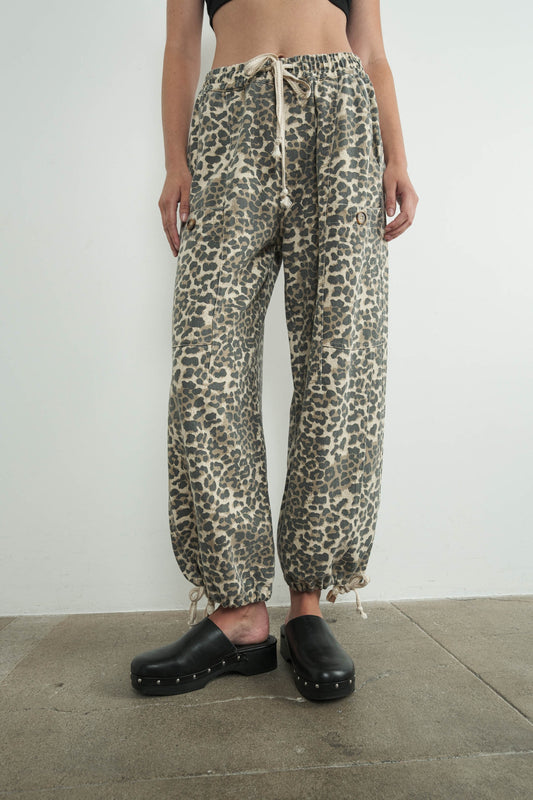 Leopard Joggers