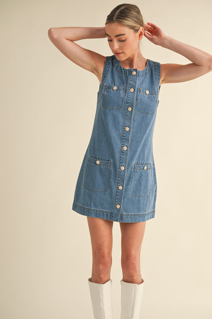 Waylon Denim Mini Dress