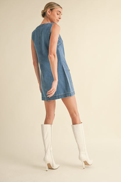 Waylon Denim Mini Dress