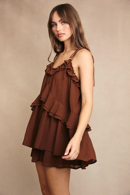 Ruffle Flare Romper