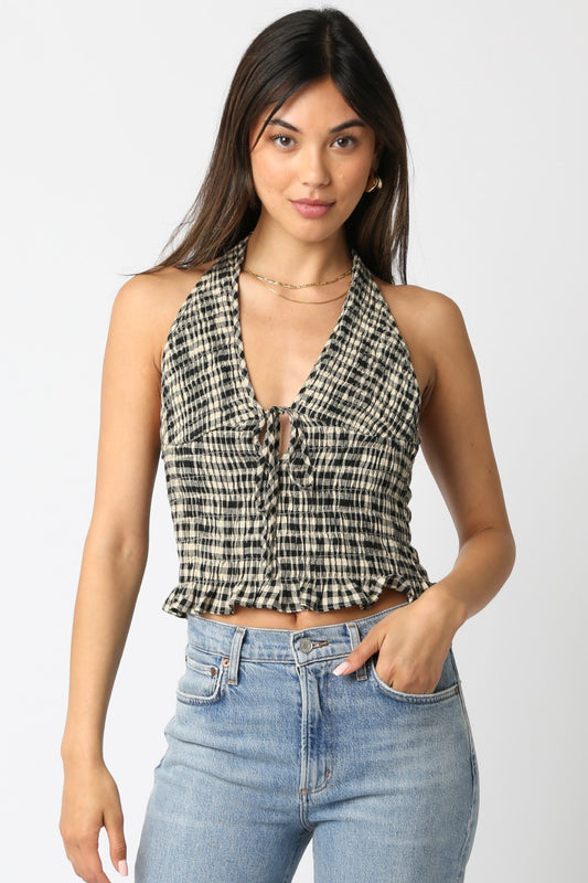 Gingham Halter