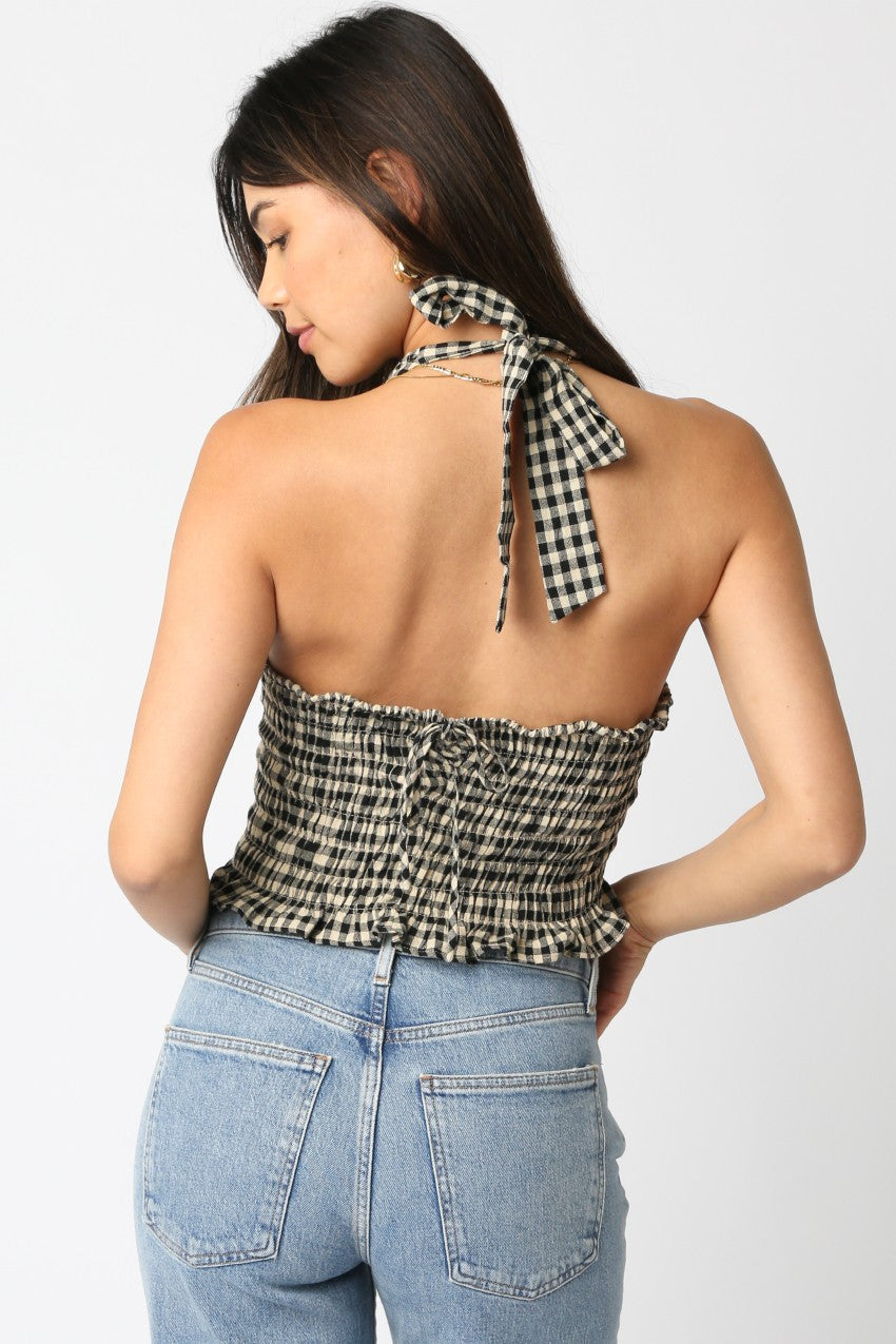Gingham Halter