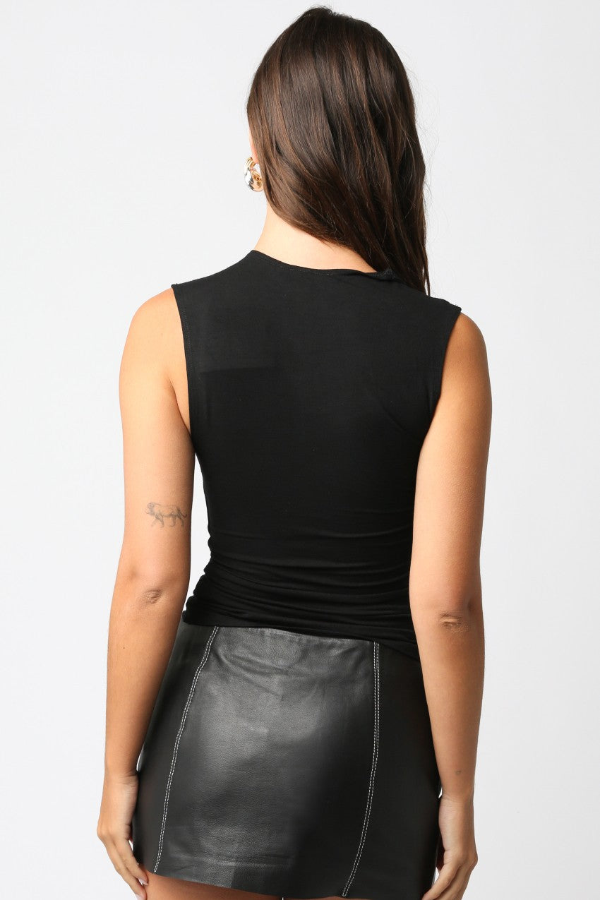 Mia Knit Top - Black