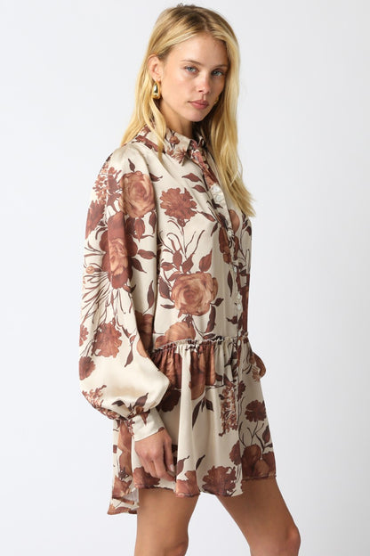 Reina Satin Dress