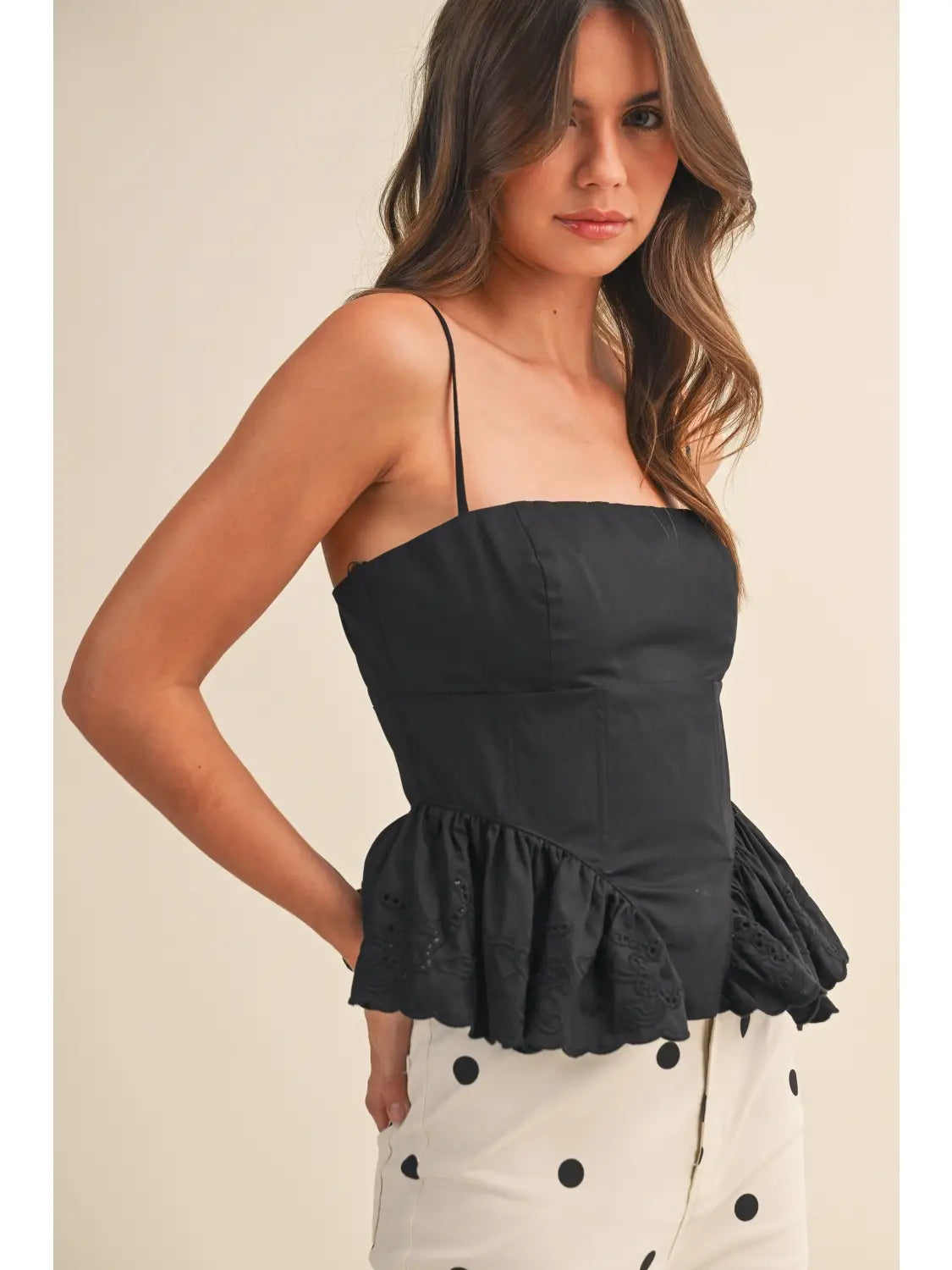 Nina Peplum Top