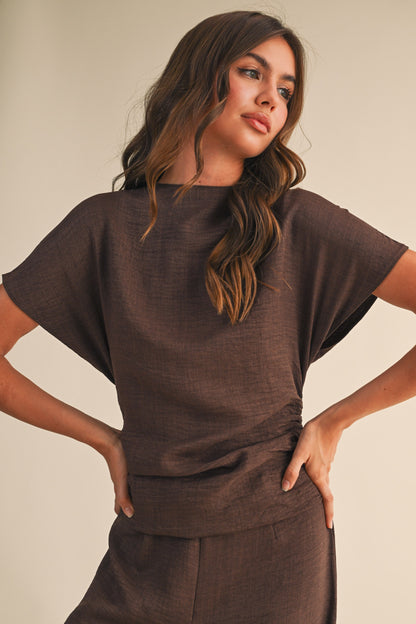 Wide Leg Tie Back Jumpsuit