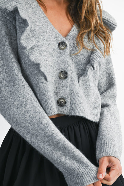 Marianna Ruffle Cardigan