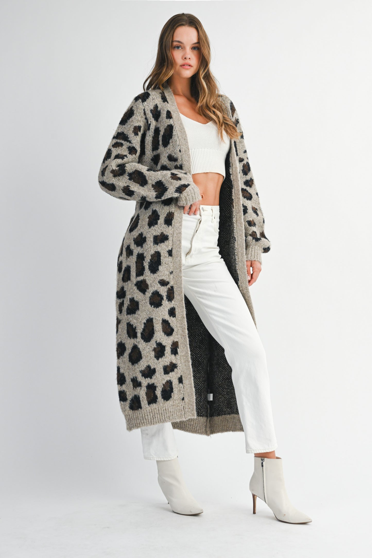 Leopard Print Cardigan