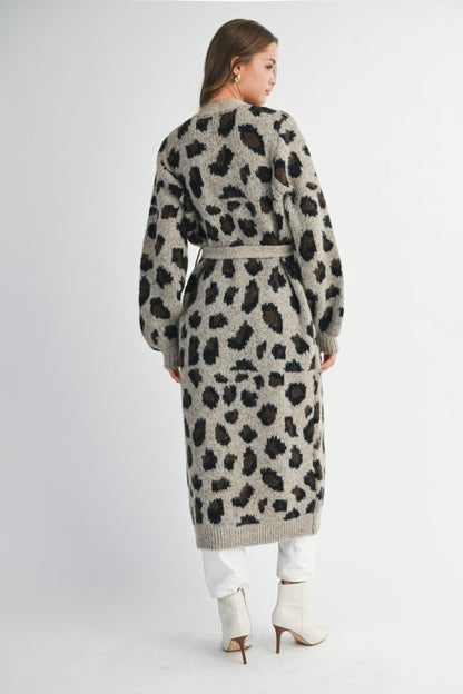 Leopard Print Cardigan