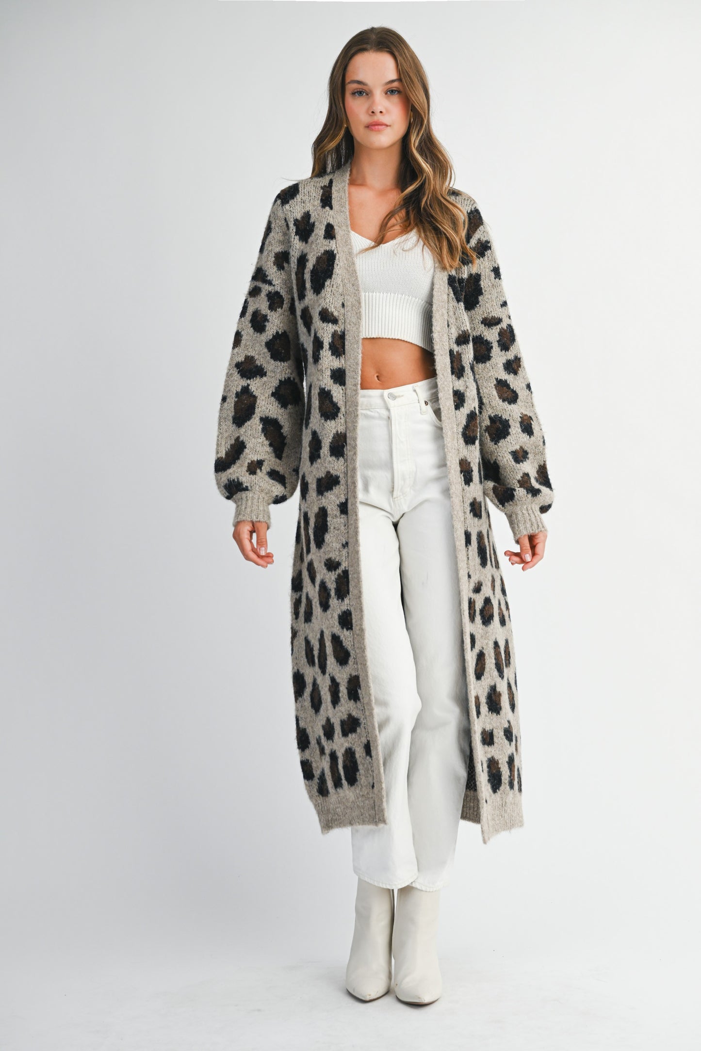 Leopard Print Cardigan
