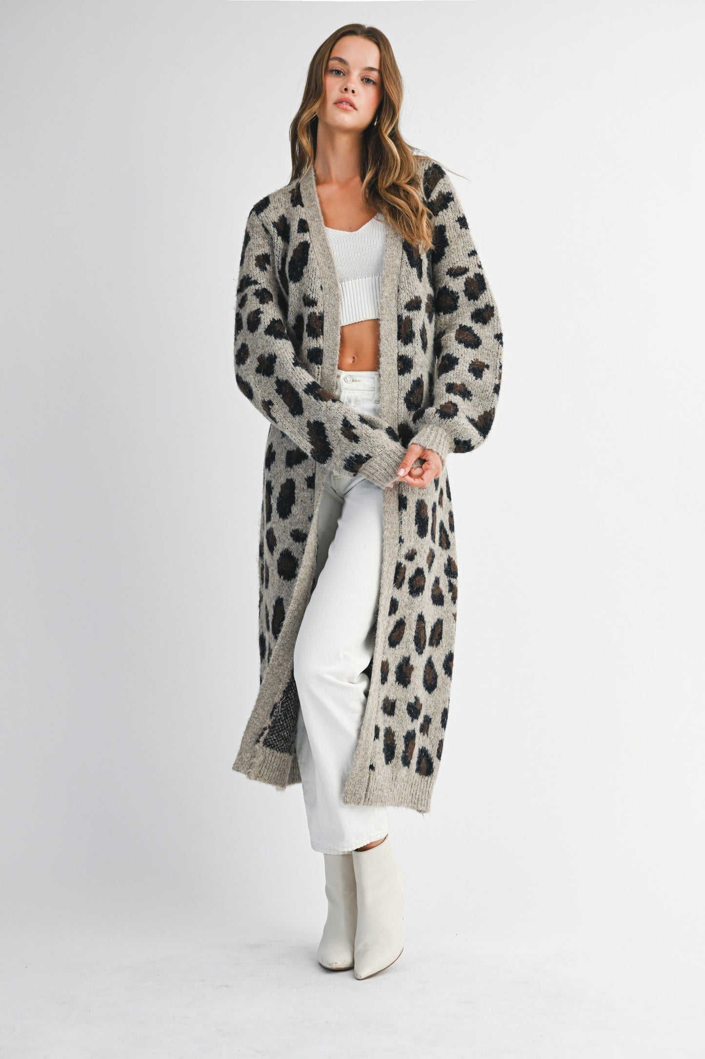 Leopard Print Cardigan