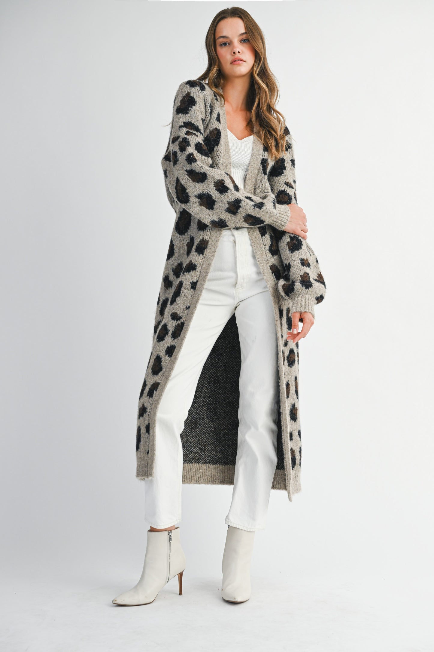Leopard Print Cardigan
