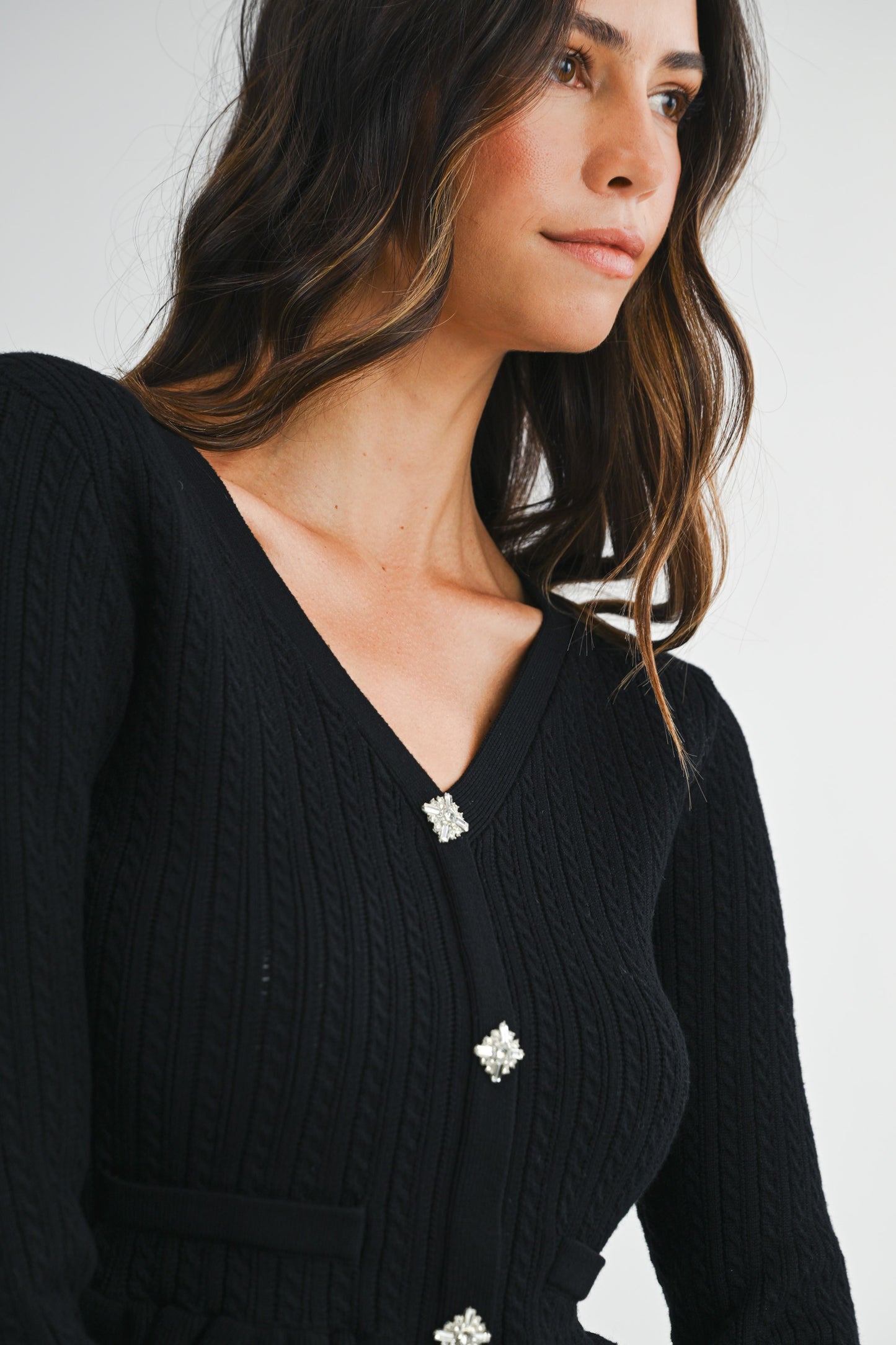 Juliette Peplum Knit Top