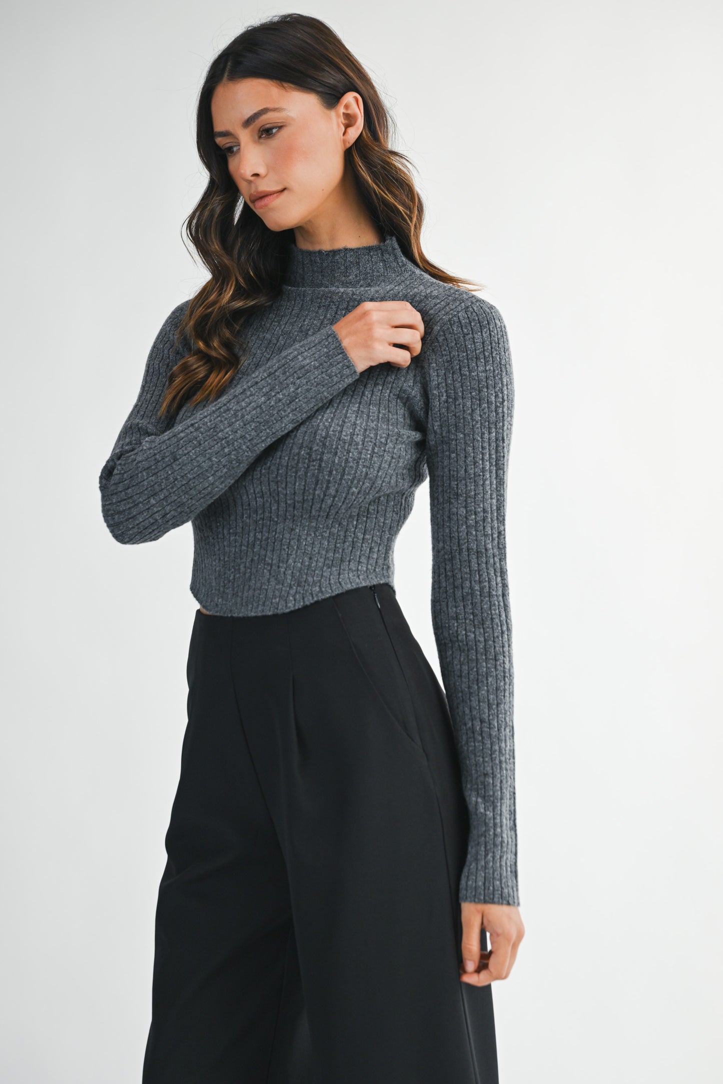 Crop Sweater Top