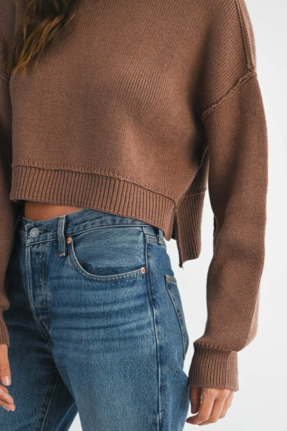 Fiona Crop Knit Sweater