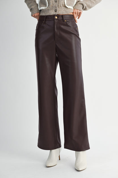 Madison Faux Leather Pants