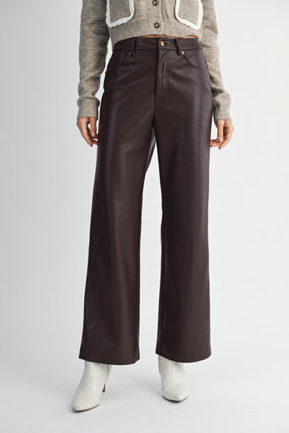 Madison Faux Leather Pants