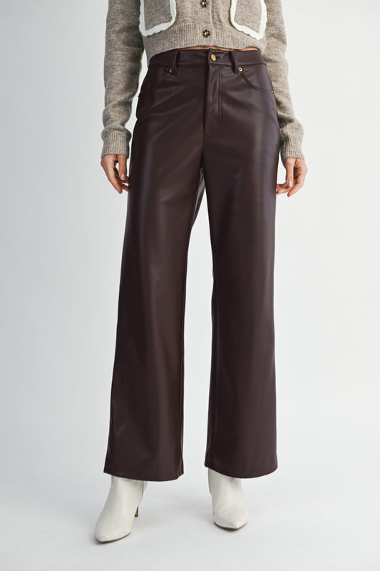 Madison Faux Leather Pants