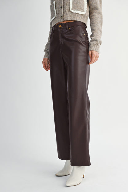 Madison Faux Leather Pants