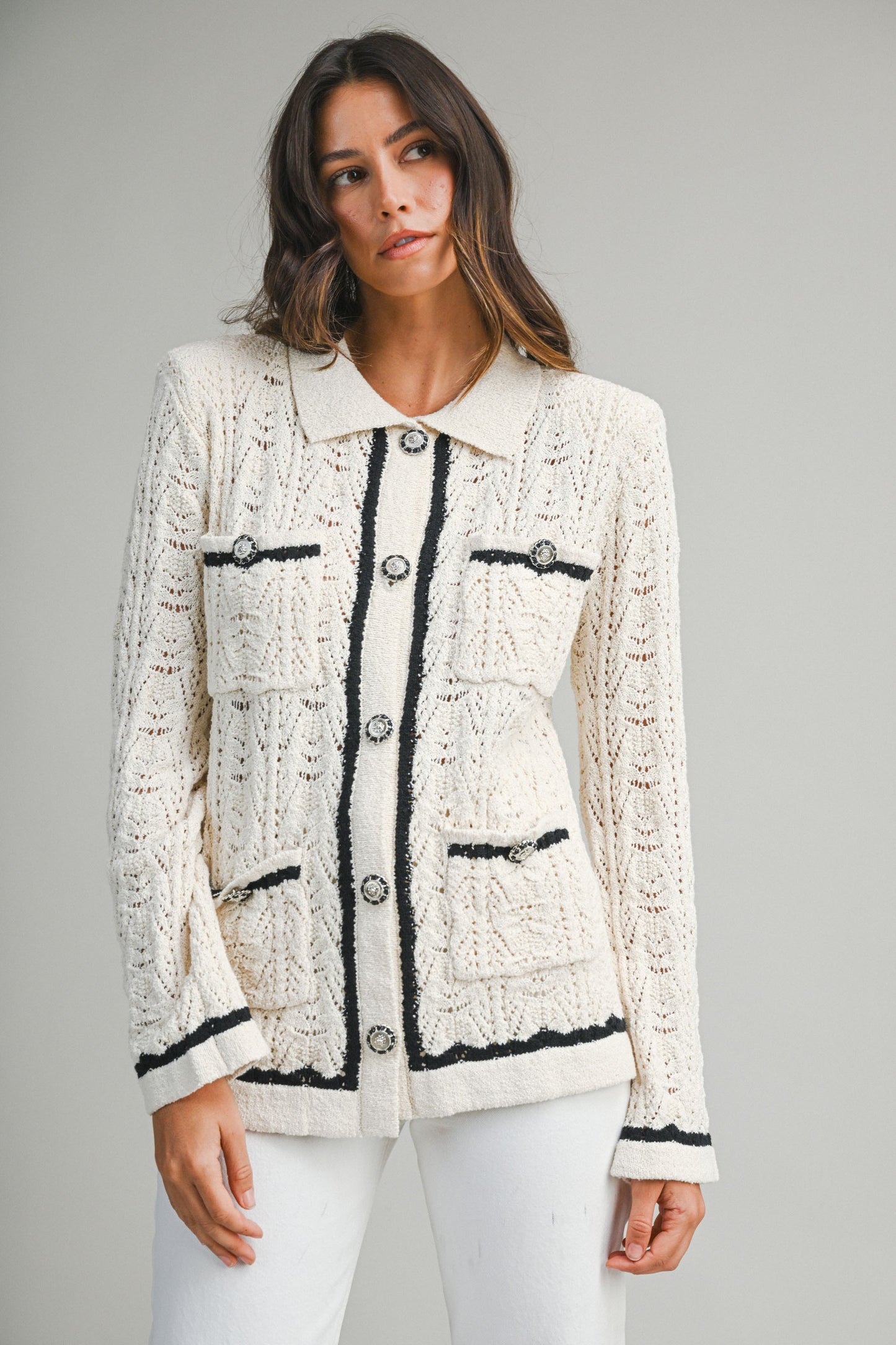 Eleanor Knit Cardigan Top