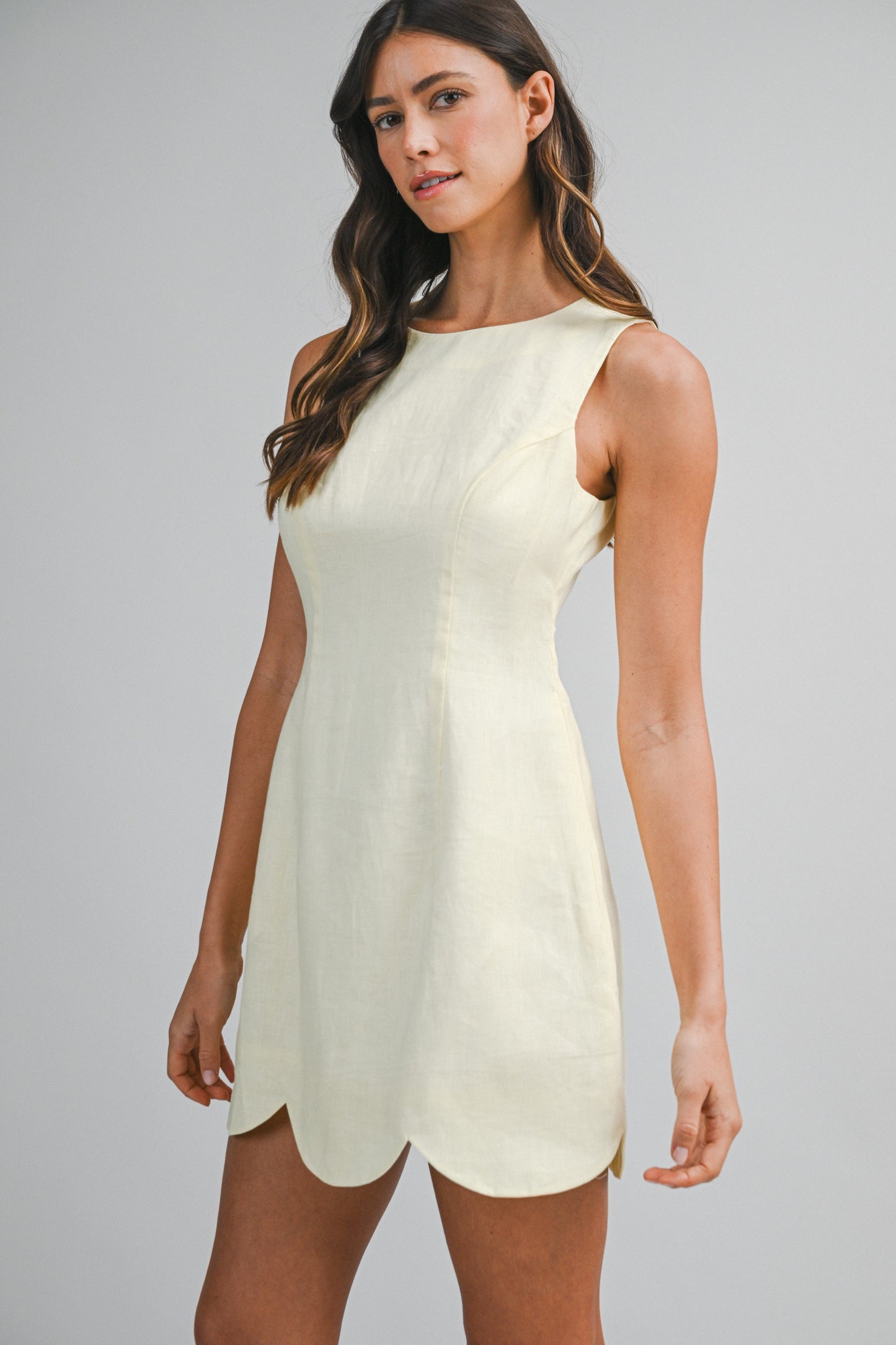 Mischa Linen Mini Dress