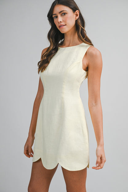 Mischa Linen Mini Dress