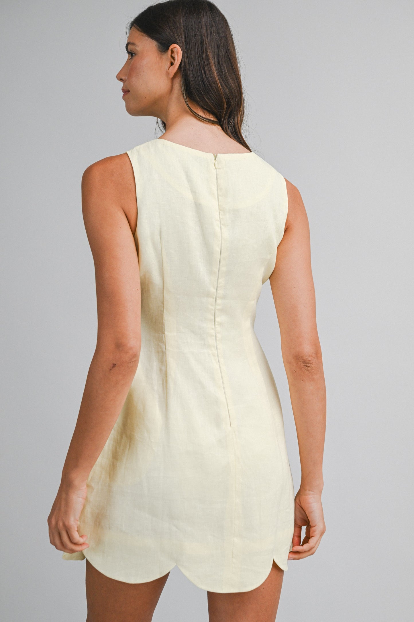 Mischa Linen Mini Dress