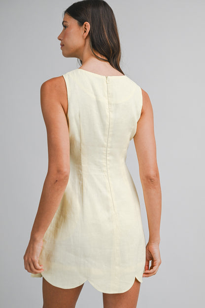 Mischa Linen Mini Dress