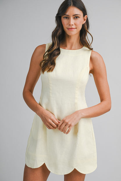 Mischa Linen Mini Dress
