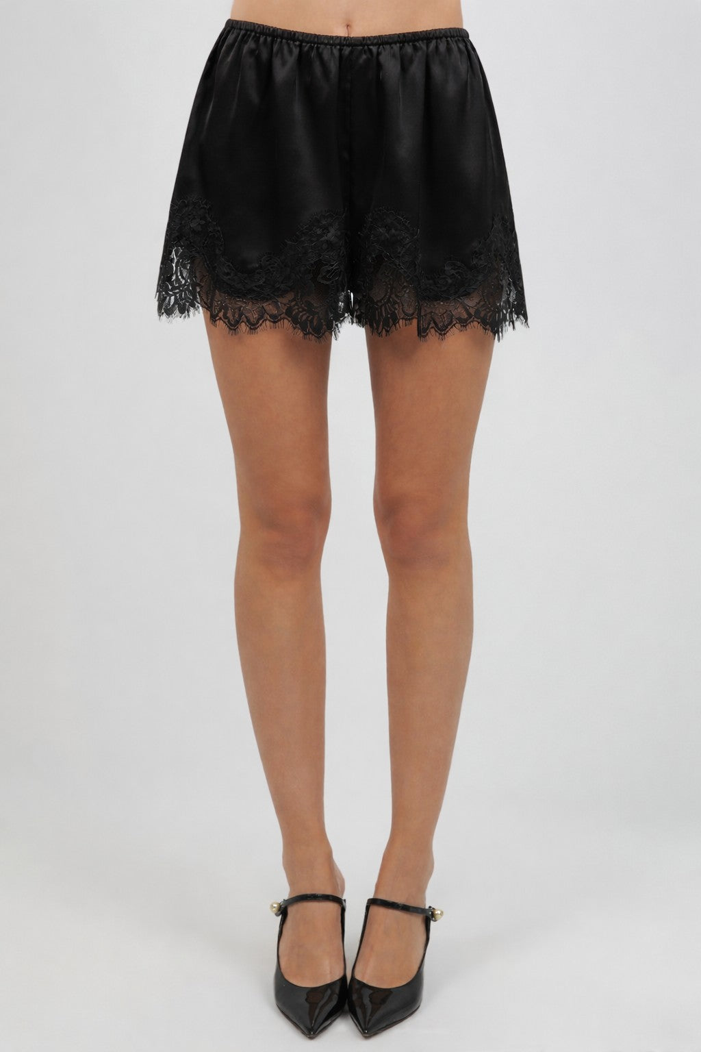 Remi Satin Lace Short - BIRD BEE