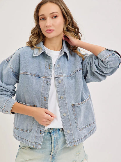 Patch Pocket Denim Jacket